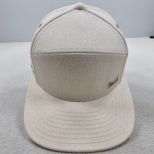 Melin Trenches Snap Back Hat Small Beige Mill Pinya Collection Hawaii Maui Cap